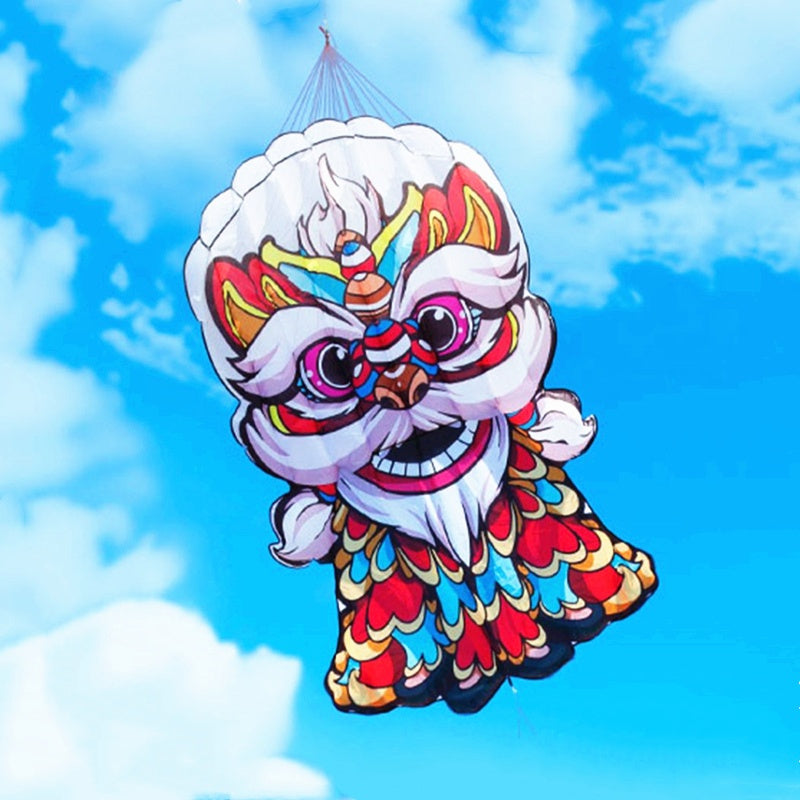 free shipping lucky lion kite flying soft kite for adults kites line traditional kite professional kite inflatable factory koi