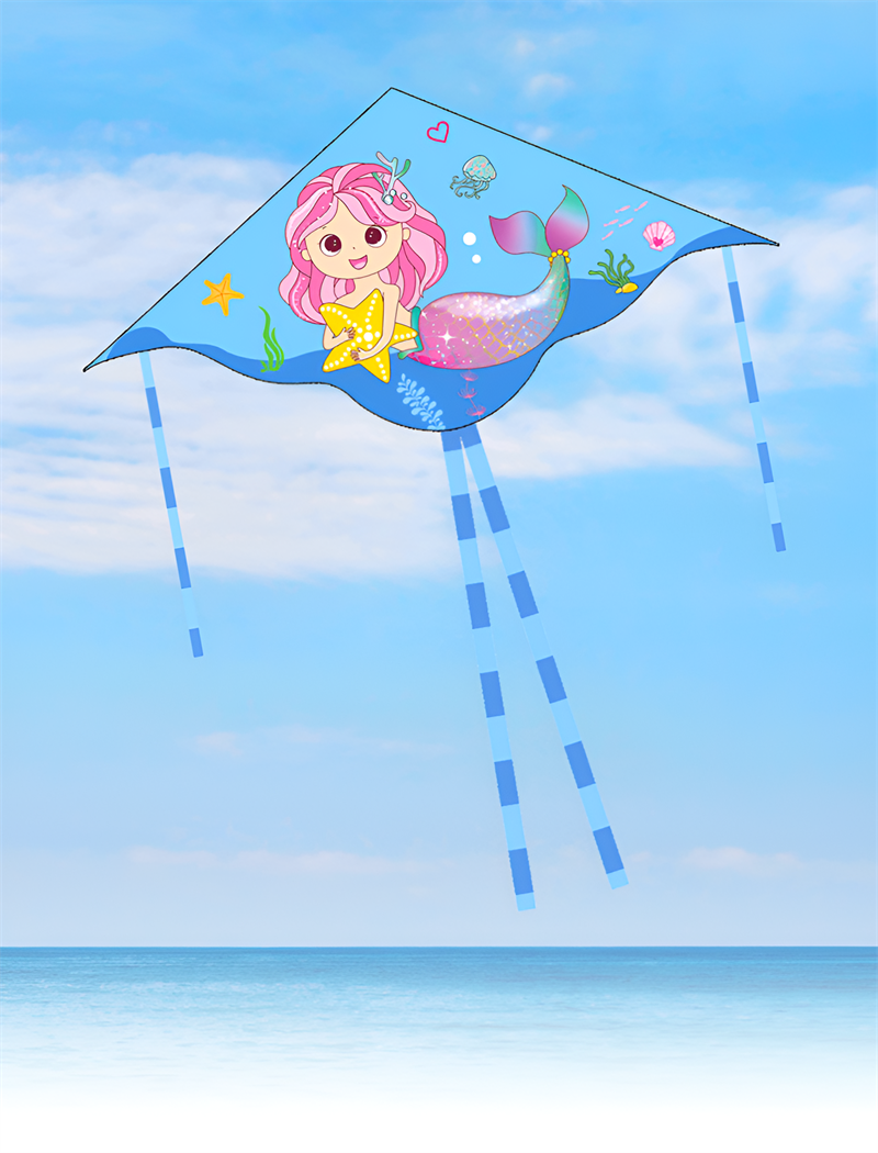 free shipping new toys children kites flying outdoor beach kites cartoon kite factory weifang kites line kids kites reel koi