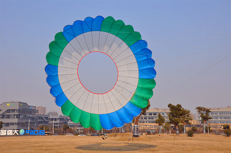 Free shipping 5m kite ring pendant kites windsocks giant kites shows electric shocker parplan spinnaker kites for adults