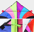 free shipping large rainbow flying kite breeze easy to fly Chinese wind outdoor toys for adults rainbow