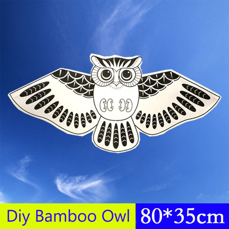 free shipping 5pcs diy blank kite bamboo animal kitesurf kite line ripstop toys painting weifang kite factory kite eagle bird