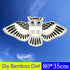 free shipping 5pcs diy blank kite bamboo animal kitesurf kite line ripstop toys painting weifang kite factory kite eagle bird