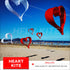 New Arrival 3D Solid Heart Kite High Quality 0.88m Love Heart Shape Single Line Kites for Adults and Kids