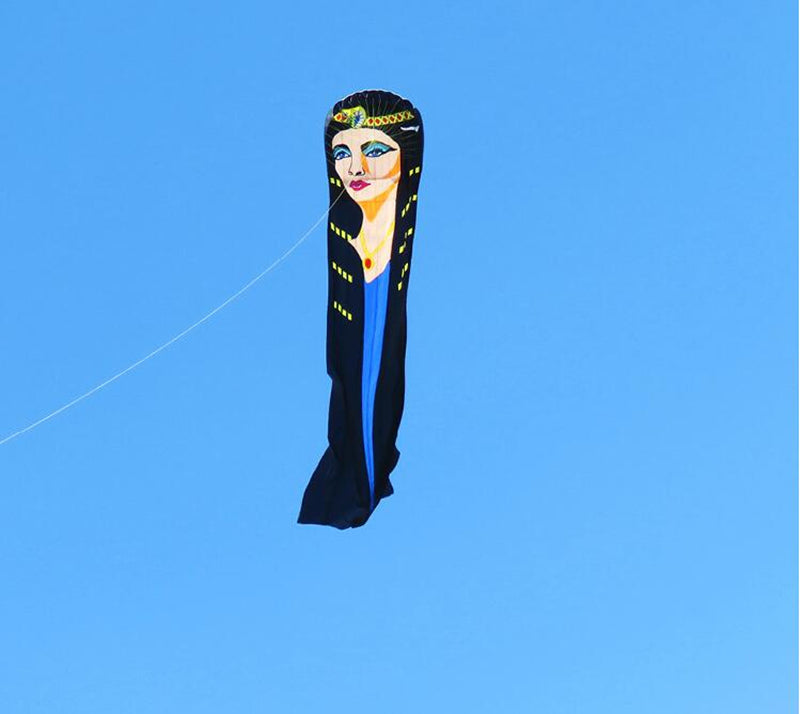 free shipping 24m large kite flying soft kite reel parachute nylon fabric giant inflatable kite weifang kite pilot factory tails