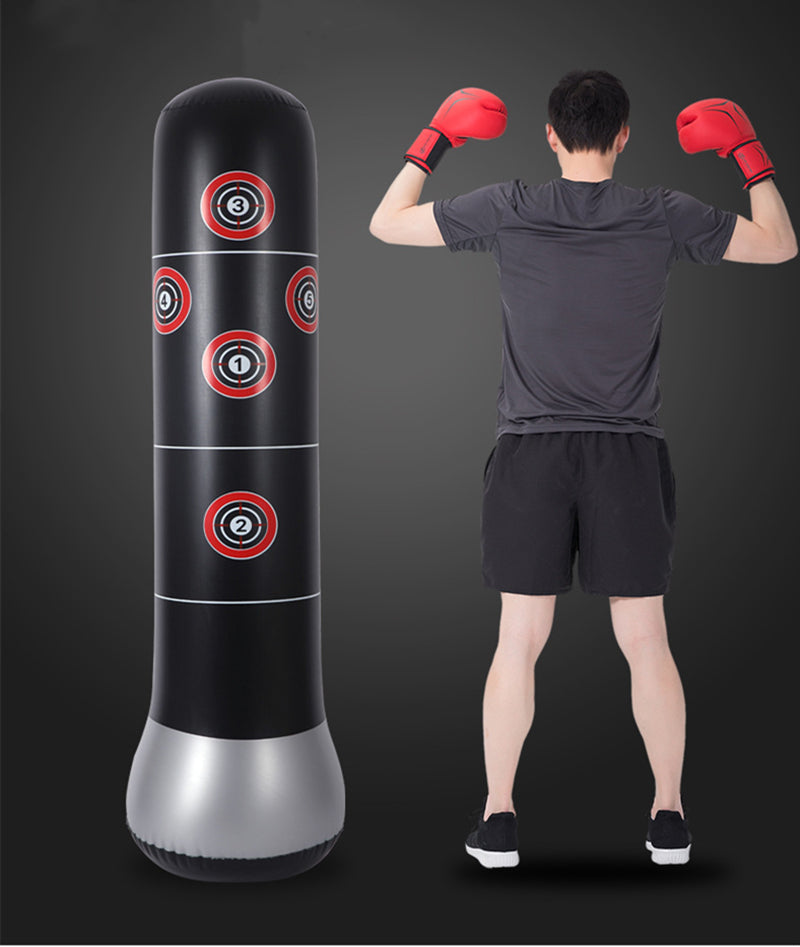 Free Shipping 160cm inflatable tumbler boxing column for adults sports Fitness Thicken soft punching bag Sandbags factory