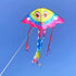 free shipping new smiling kites flying toys for children kites line professional winds kites for kids reel weifang kite factory