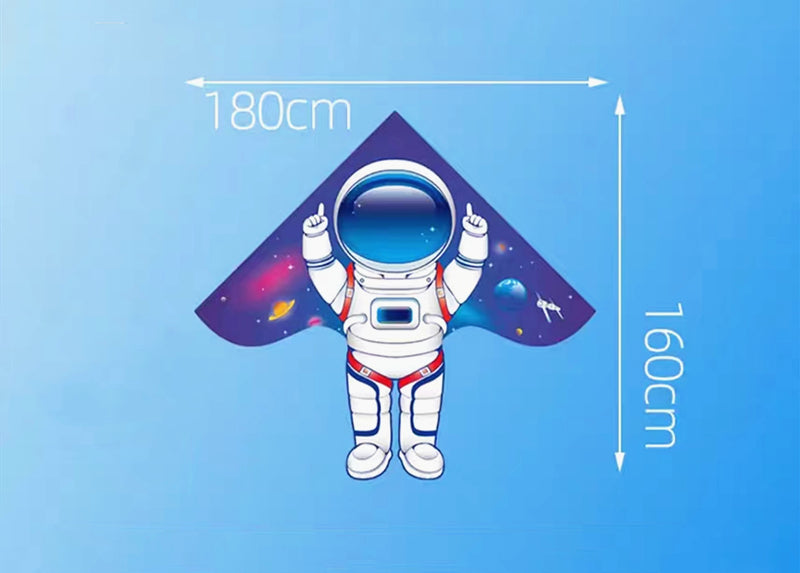 Free shipping astronauts kites flying toys for kids kites spaceman kites string line cosmonaut kites nylon kites factory