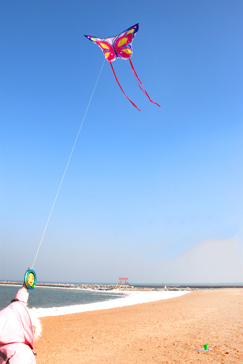 free shipping butterfly kites flying for kids kites nylon kites factory professional winds kites recreational reel flying fairy