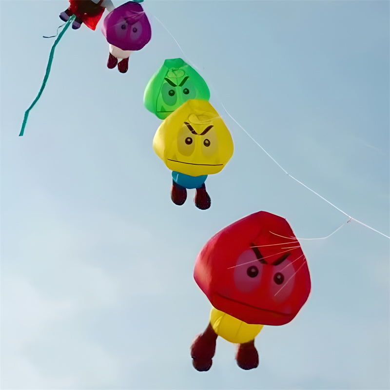 Free Shipping 2m Mushroom Kite Line Laundry Pendant Soft Inflatable Show Kite for Kite Festival Best 30D Ripstop Nylon Fabric with Bag