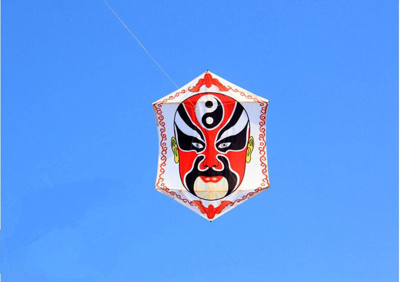 free shipping peking opera kite traditioal kites flying for adults kites parachute kites hexagonal kite better kites factory koi