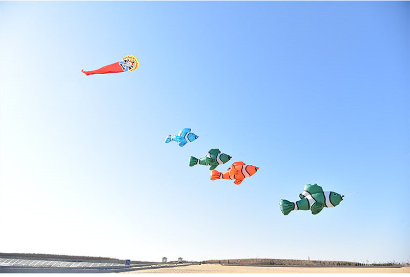 free shipping flying fish kite pendant giant soft kite string pilot kevlar cerf-volant papalotes cometas beach kite for children