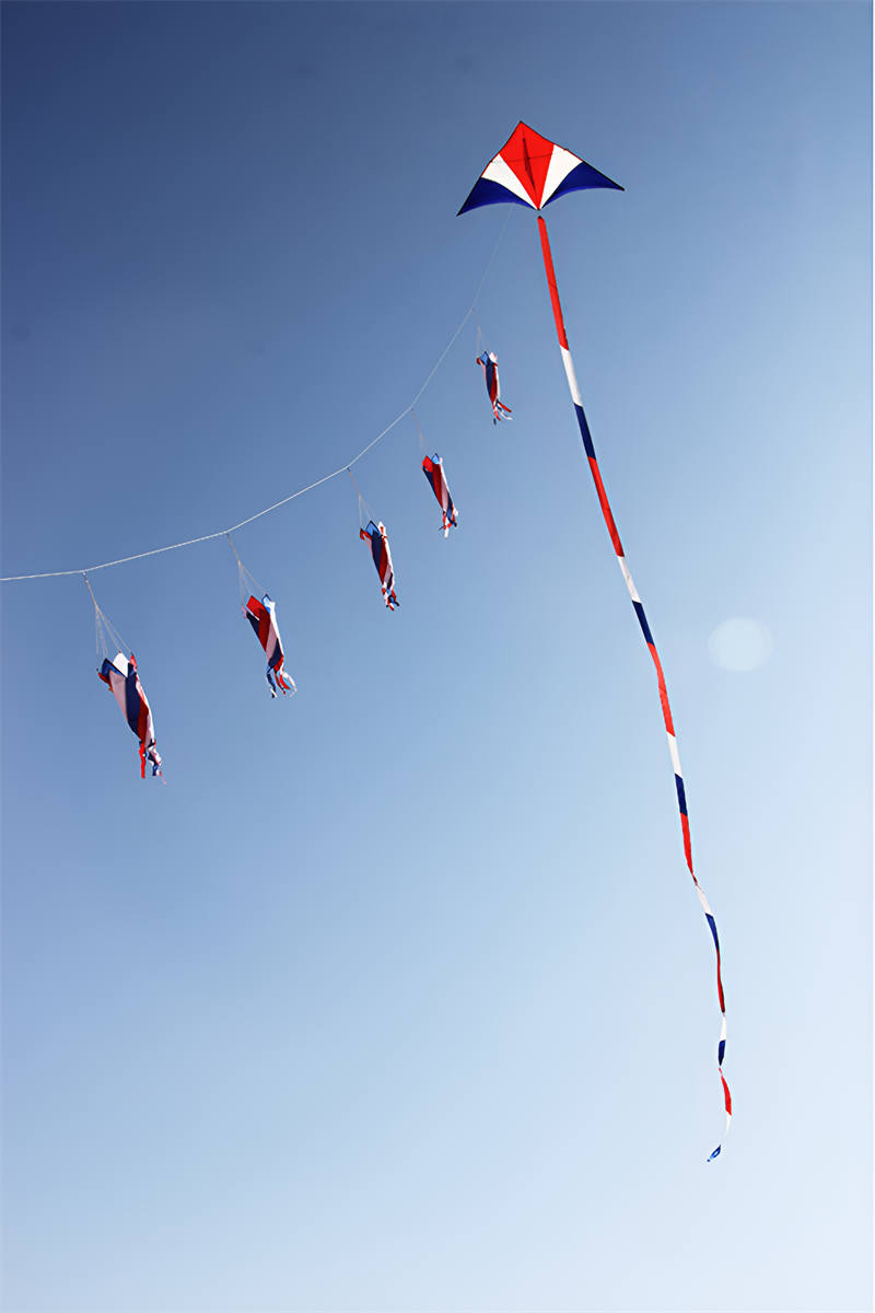 free shipping giant kites windsocks rainbow high tails weifang kites pendant kites accessories sports entertainment rabiolas