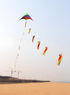 free shipping giant kites windsocks rainbow high tails weifang kites pendant kites accessories sports entertainment rabiolas