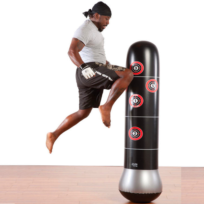 Free Shipping 160cm inflatable tumbler boxing column for adults sports Fitness Thicken soft punching bag Sandbags factory
