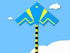 Free Shipping kids kites flying toys airplane kites string line power kite reel nylon toys flying kites illuminate delta kite
