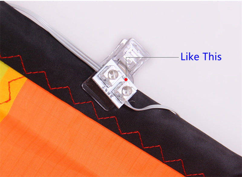 free shipping diy led kite flying 56pcs led lamp shinning hang on kites for adults outdoor toys cerf volant cometas led light