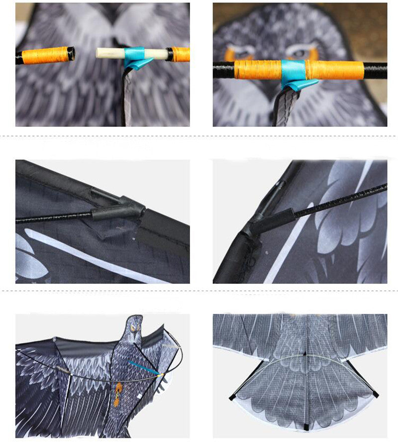 free shipping 10pcs/lot eagle kite wholesale factory weifang kite ripstop nylon fabric flying bird kites for adults professional