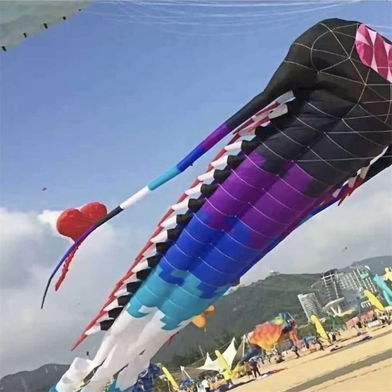 Free Shipping 15m Ancient Trilobite Kite Line Laundry Pendant Soft Inflatable Show Kite for Kite Festival 30D Ripstop Nylon with Bag