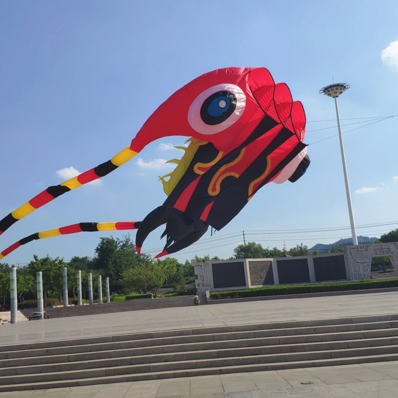 free shipping new trilobites kite flying weifang big soft kite reel for adults kites inflatable octopus kite walk in sky ikite