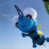 Free Shipping 3m Bee Kite Line Laundry Pendant Soft Inflatable Show Kite for Kite Festival Best 30D Ripstop Nylon Fabric with Bag