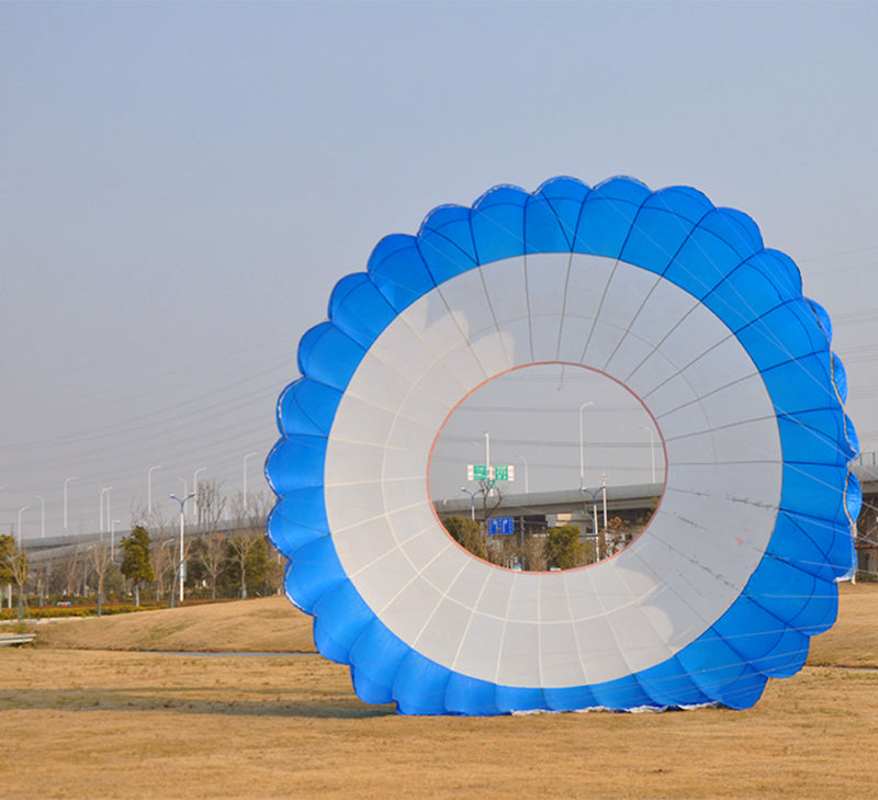 Free shipping 5m kite ring pendant kites windsocks giant kites shows electric shocker parplan spinnaker kites for adults