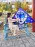 Free shipping astronauts kites flying toys for kids kites spaceman kites string line cosmonaut kites nylon kites factory
