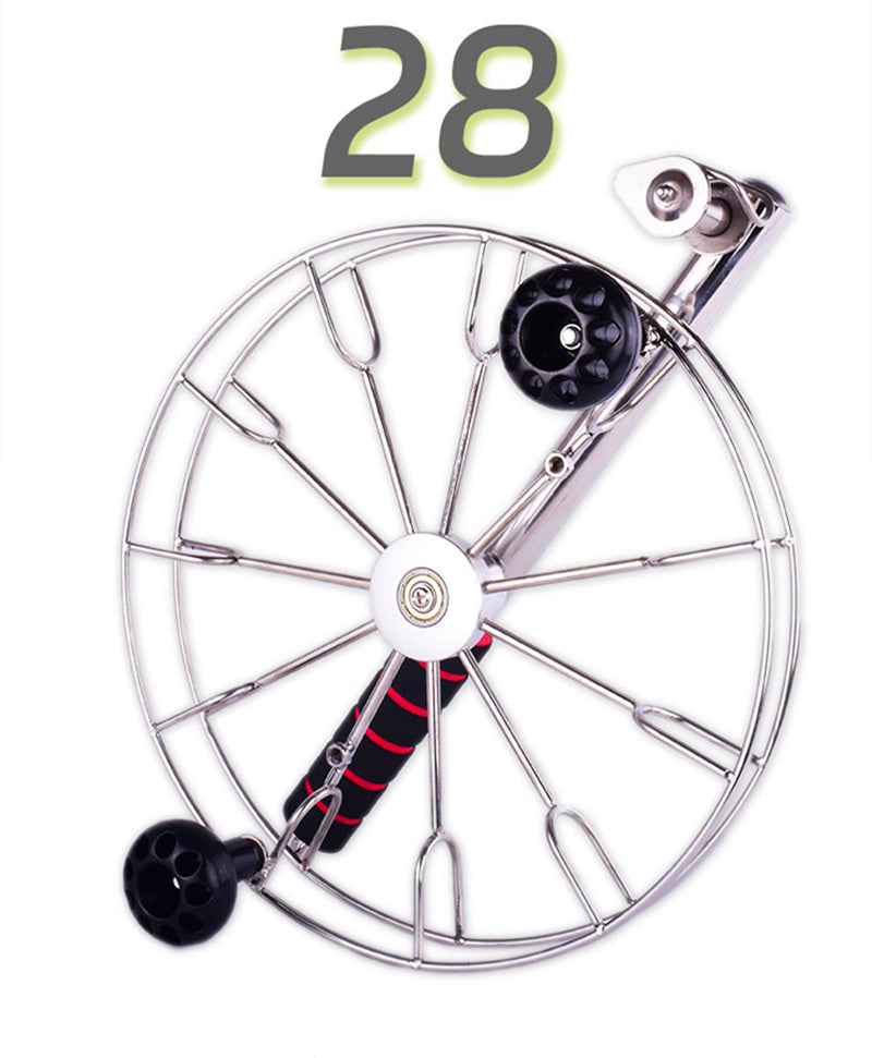 free shipping 28cm large kite reel for adults kite wheel stainless steel reel professional kite factory kevlar line strong kites