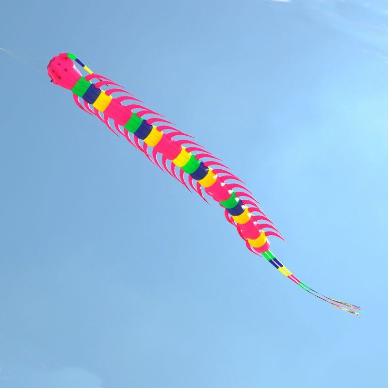 free shipping 12m centipede kite flying soft kite nylon fabric inflatable show kite pendant kite air professional wind kites