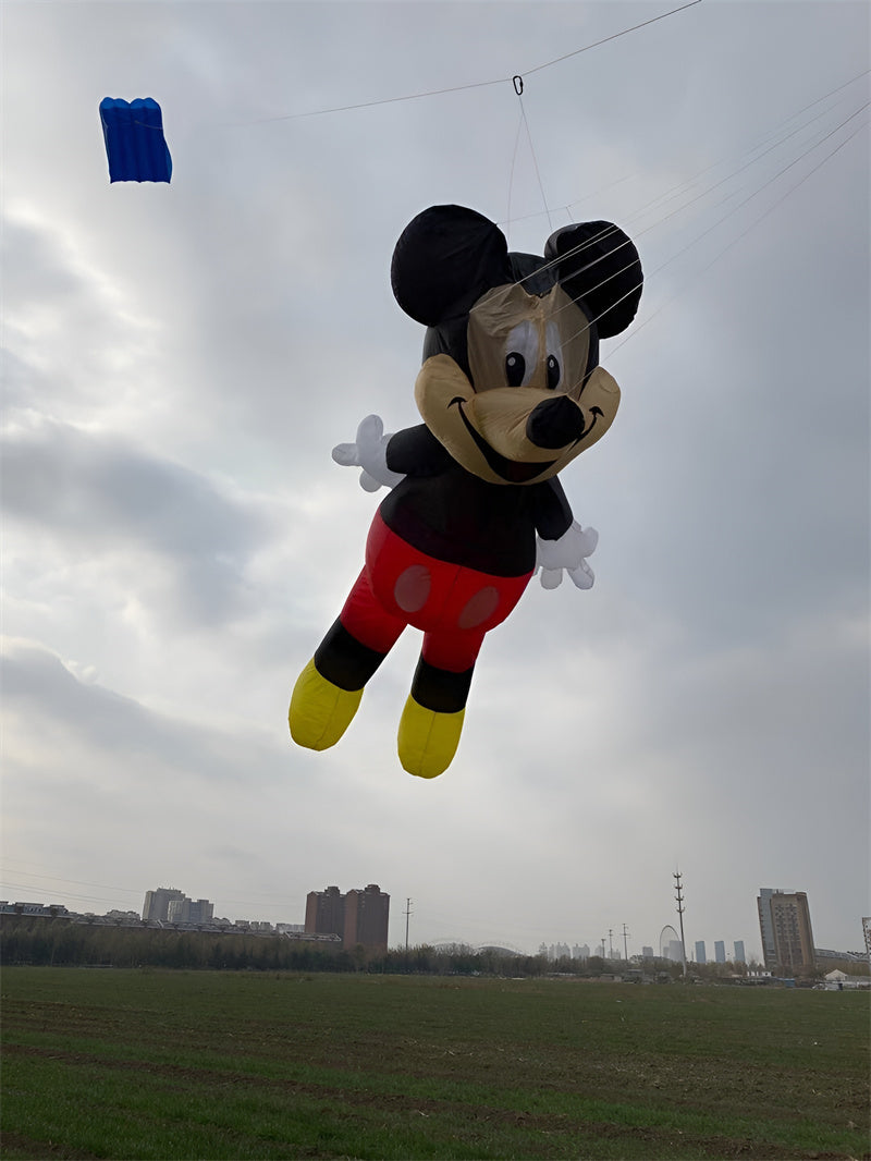 free shipping Soft Inflatable Mouse Kite Pendant High Quality Cartoon Animal Kite Line Laundry