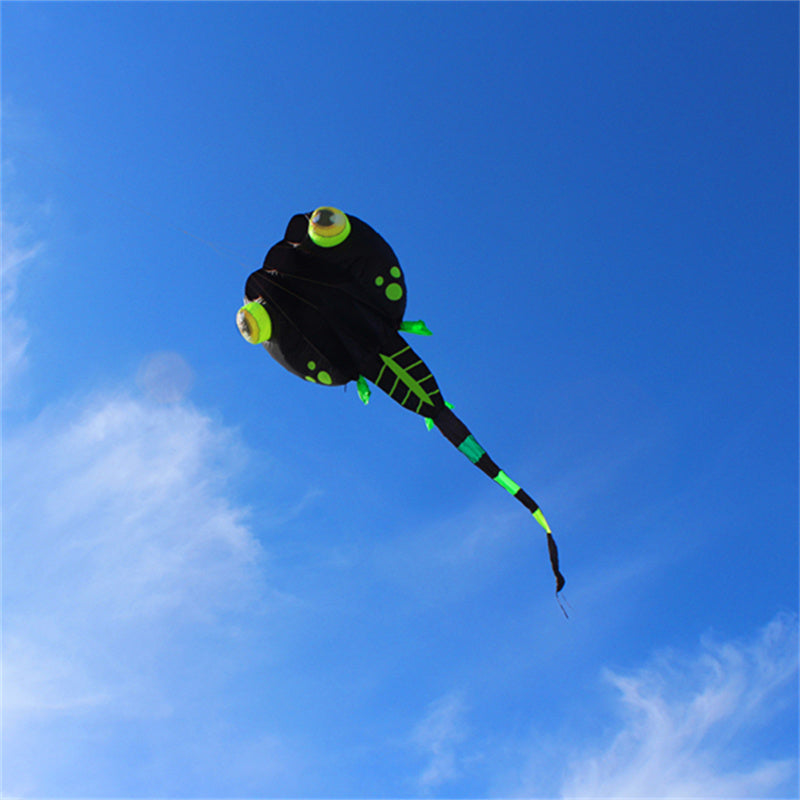 free shipping black tadpole kites flying soft kite nylon fabric kites for adults kite factory cerf volant outdoor fun toys ruota