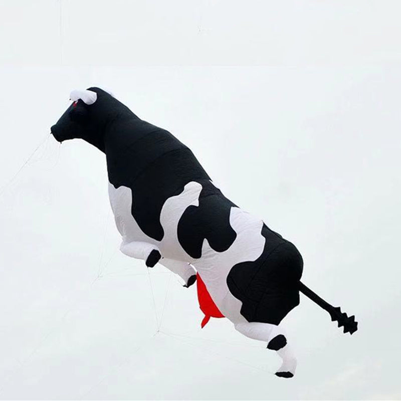free shipping 3m cow kite pendant kite factory outdoor fun sports for adults kites and rays and lines paragliding rainbow high