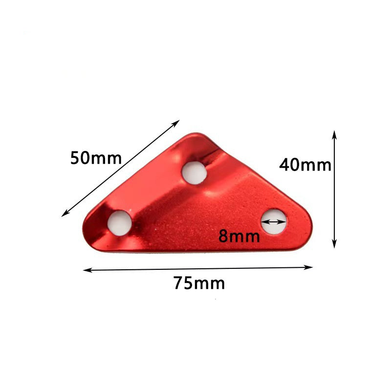 free shipping 5pcs/lot large kite accessories 8mm alloy Triangle Buckle Tent Canopy Air Rope Buckle adjustment buckle