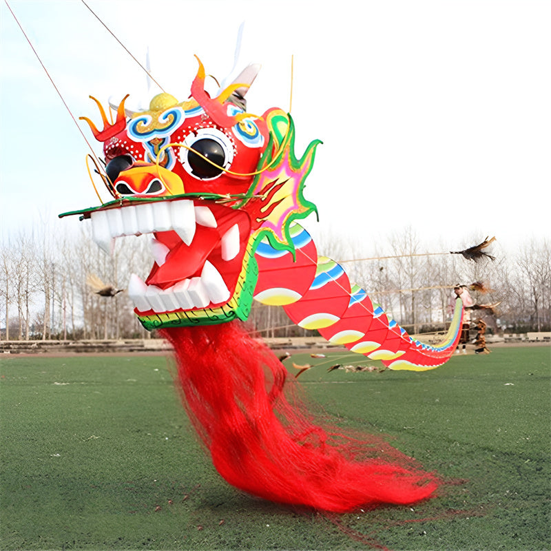 free shipping chinese dragon kite flying handle line traditional kite eagle kite outdoor game toys for adults professional kites