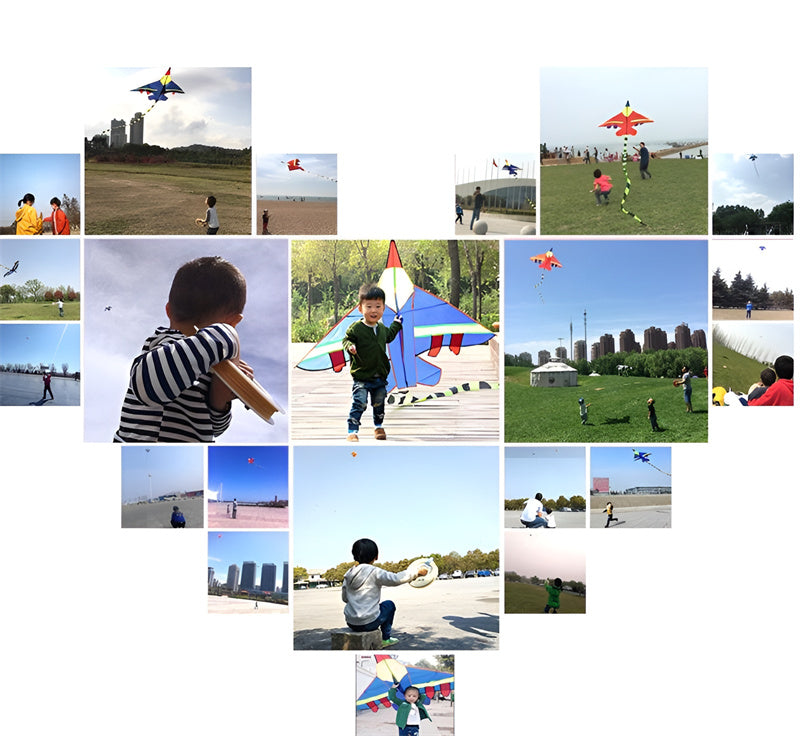 free shipping children plane kites for kids kites fighter kite line outdoor game toys cerf volant professional wind kites jouer