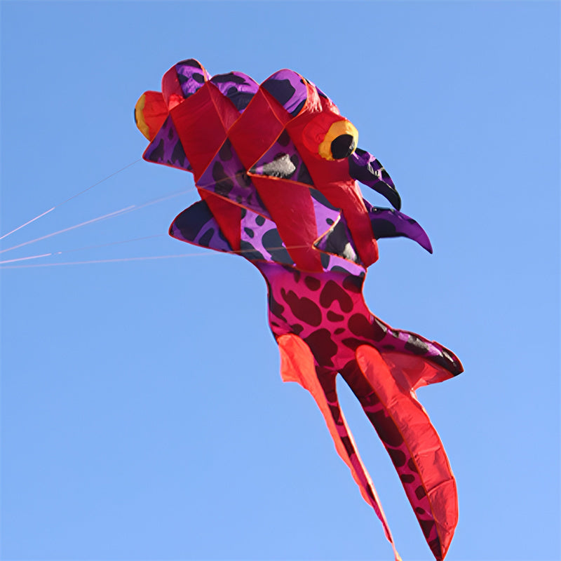 New 3D Boneless Kite for Big Goldfish Adults is a Large High End Three Dimensional Soft Kite That Is Easy to Fly