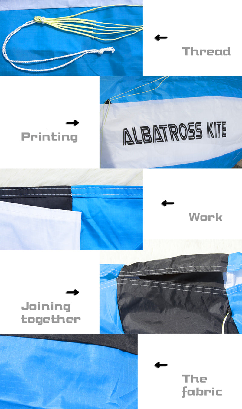 free shipping dual Line Stunt flying power Kite rainbow large soft kites for adults stingray kite ripstop nylon fabric kite reel