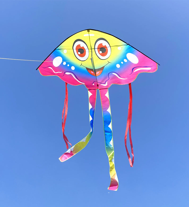 free shipping new smiling kites flying toys for children kites line professional winds kites for kids reel weifang kite factory