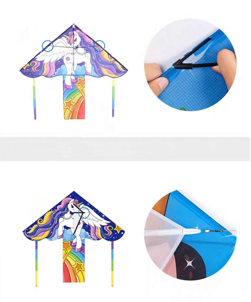 Free Shipping Horse kites fabric animal kites for kids kites factory professional kites flying dragon Children toy Power kite