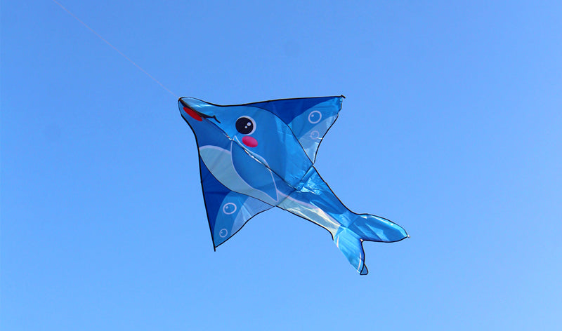 free shipping 10pcs dolphin kites flying toys for children kites factory nylon kites reel snakes kites wholesale weifang ikite