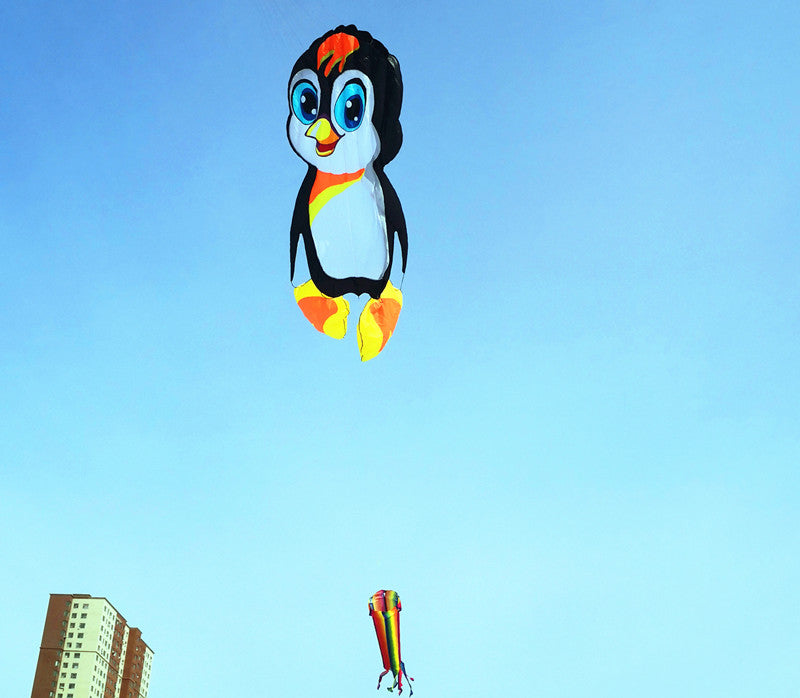 free shipping large Penguin kite flying soft kite big outdoor toys for children professional kite line show kites door octopus