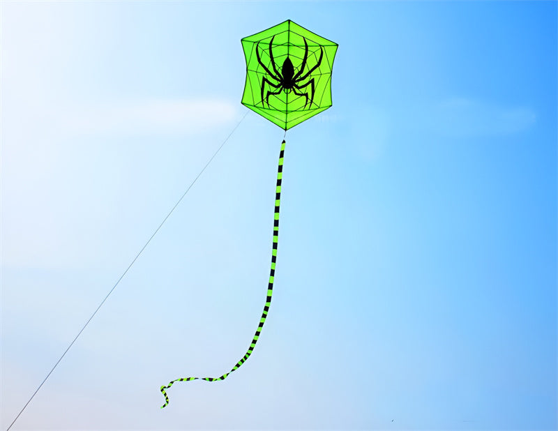 free shipping spider kite flying for adults handle outdoor toys parachute kites hexagonal kite moscas open better kites factory