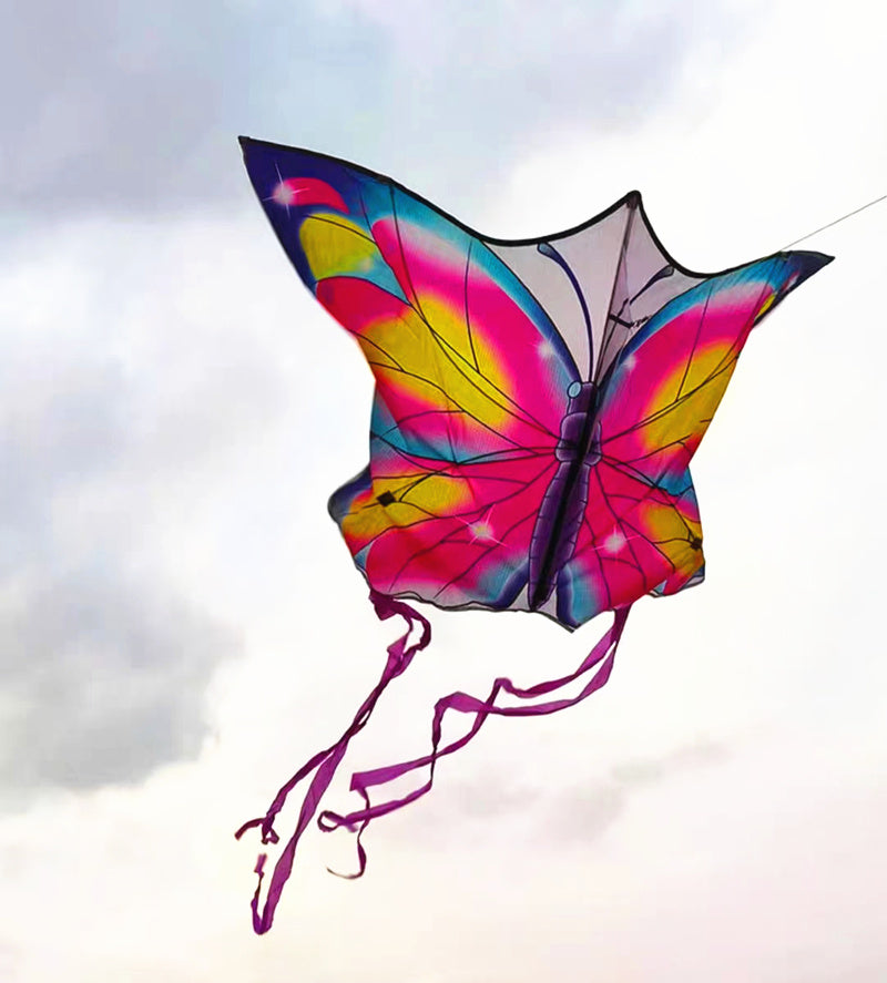 free shipping butterfly kites flying for kids kites nylon kites factory professional winds kites recreational reel flying fairy