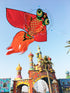 free shipping goldfish kite flying traditional swallow kite string line for children kites fish kites kids toys outdoor game koi