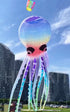 Free Shipping 12m Rainbow Octopus kites inflatable toys parachute windsurf colorful flying kites large outdoor games Kite string