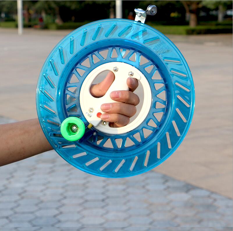 free shipping adults kite reel outdoor toys for children kite flying reel abs kite wheel kite string line paragliding set cerf