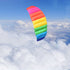 free shipping 210cm dual line sport power kite flying for new beginner parachute rainbow umbrella nylon fabric paraglider koi