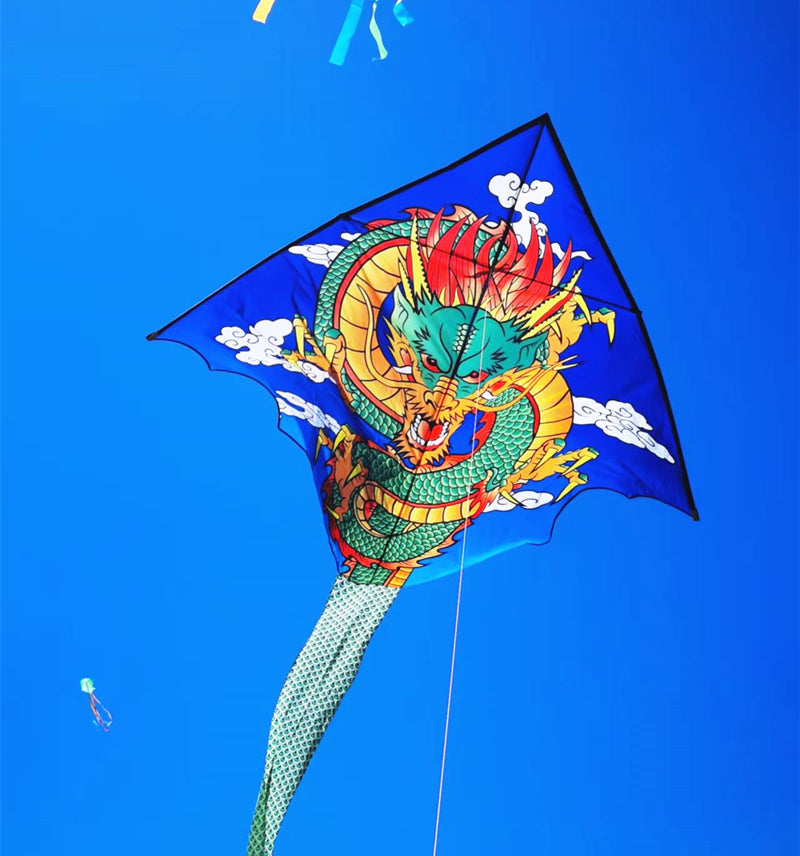 free shipping new kites dragon kite flying toys for children kites factory ikite parachute outdoor fun sports large air snakes