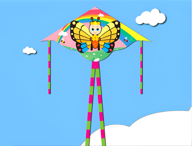 free shipping new toys children kites flying outdoor beach kites cartoon kite factory weifang kites line kids kites reel koi