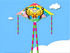 free shipping new toys children kites flying outdoor beach kites cartoon kite factory weifang kites line kids kites reel koi