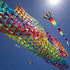 Free Shipping Giant 5m Swirly Windsock Ribbon Kite Line Laundry Super Turbine for Kite Festival 30D Ripstop Nylon Fabric with Bag